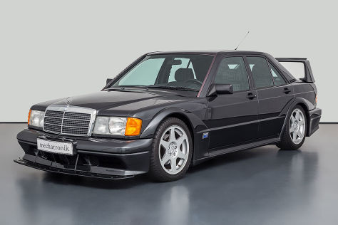 最強バージョンの190E 2.5-16エボリューションII 走行距離1万キロ以下