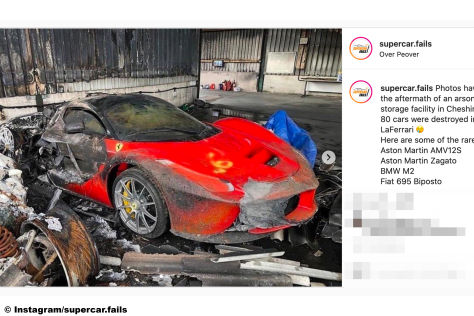 大悲劇 オーマイガー なんと80台ものスーパーカーが全焼 痛い 残念 Auto Bild Japan Web アウトビルトジャパンウェブ 世界最大級のクルマ情報サイト