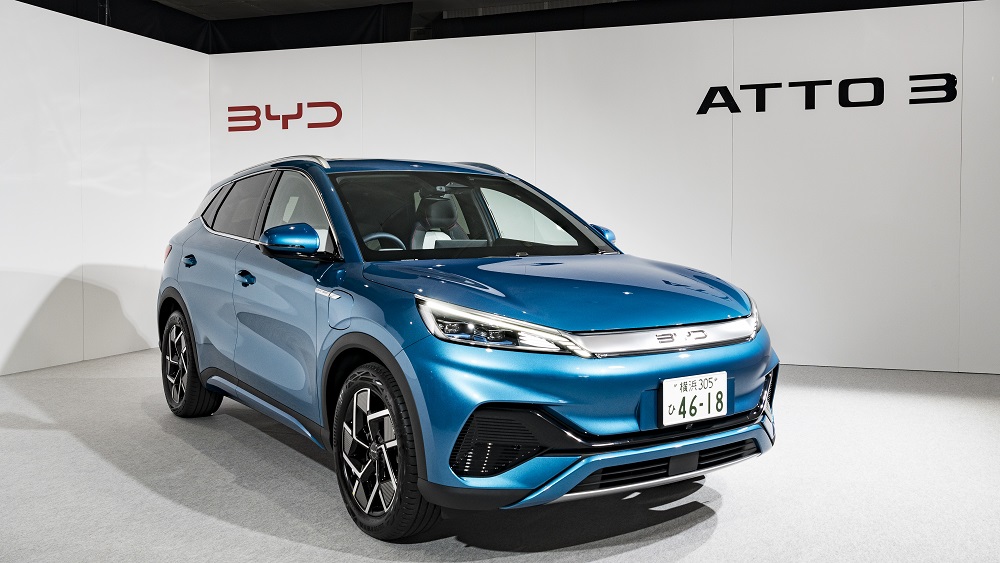 BYDがe-SUV「ATTO 3」を販売開始する 充実した販売店ネットワークと 